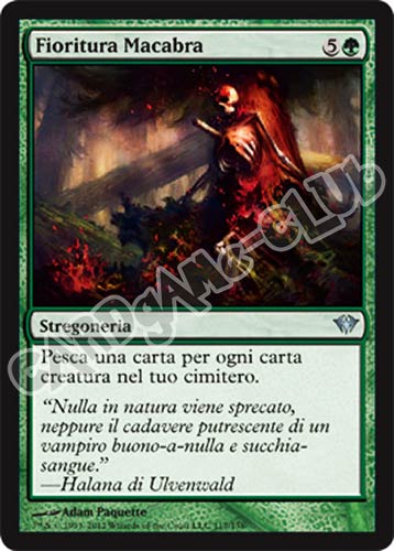 117 / 158 Fioritura Macabra non comune (IT) -NEAR MINT-