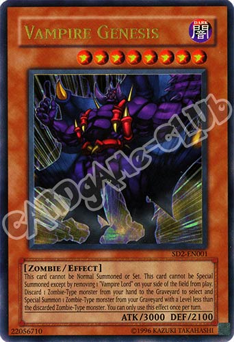SD2-EN001 Vampire Genesis ultra rara unlimited (EN) -NEAR MINT-