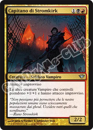 143 / 158 Capitano di Stromkirk non comune (IT) -NEAR MINT-