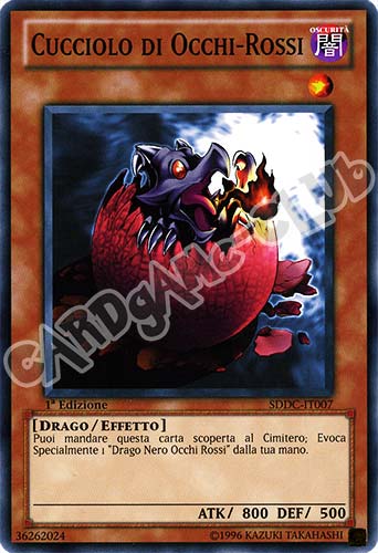 SDDC-IT007 Cucciolo di Occhi-Rossi comune 1a Edizione (IT) -NEAR MINT-