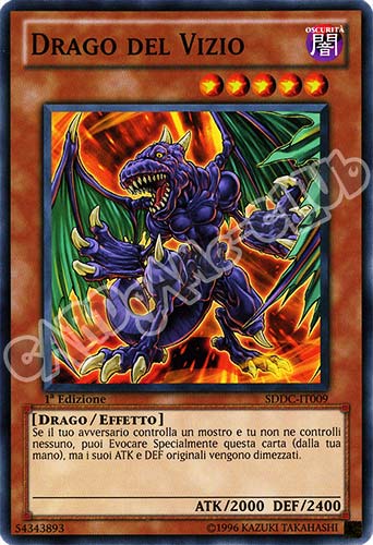 SDDC-IT009 Drago del Vizio comune 1a Edizione (IT) -NEAR MINT-