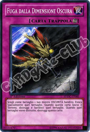 SDDC-IT040 Fuga dalla Dimensione Oscura comune 1a Edizione (IT)  -GOOD-