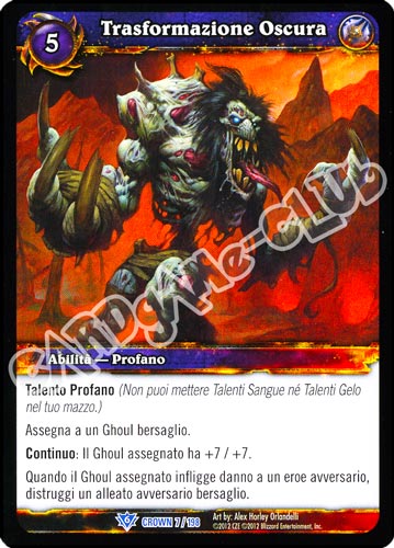 Trasformazione Oscura rara (IT) -NEAR MINT-