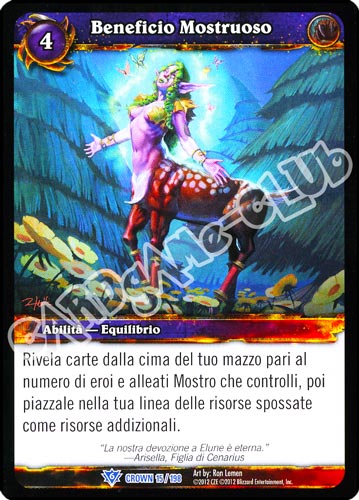 Beneficio Mostruoso rara (IT) -NEAR MINT-