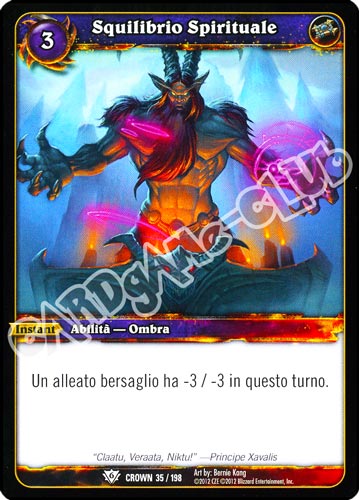 Squilibrio Spirituale comune (IT) -NEAR MINT-