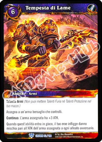 tempesta di Lame rara (IT) -NEAR MINT-