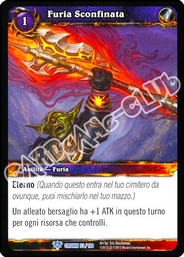 Furia Sconfinata rara (IT) -NEAR MINT-