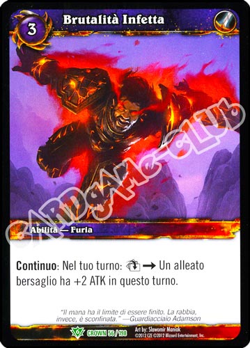 Brutalita' Infetta non comune (IT) -NEAR MINT-