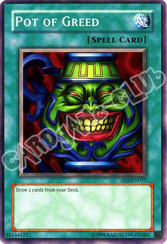 SD2-EN017 Pot of Greed comune unlimited (EN) -NEAR MINT-
