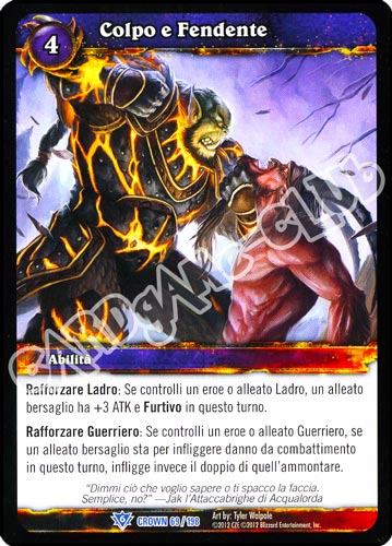 Colpo e Fendente rara (IT) -NEAR MINT-