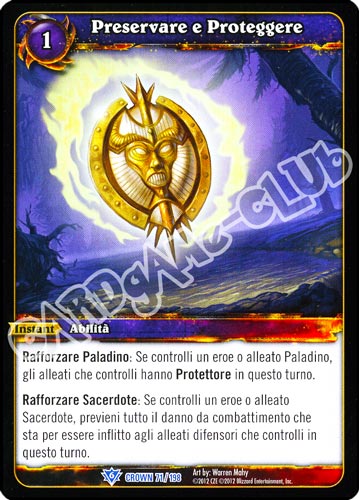 Preservare e Proteggere rara (IT) -NEAR MINT-