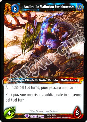 Arcidruido Malfurion Furiaburrasca epica (IT) -NEAR MINT-