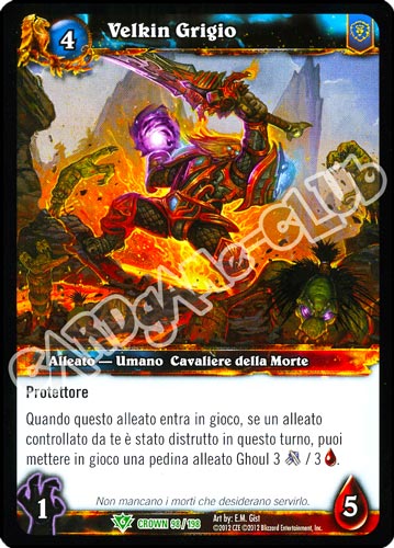 Velkin Grigio non comune (IT) -NEAR MINT-