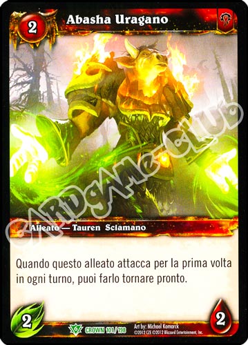 Abasha Uragano non comune (IT) -NEAR MINT-