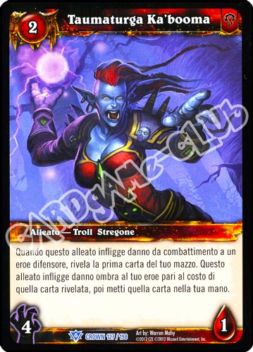 Taumaturga Ka'booma rara (IT) -NEAR MINT-