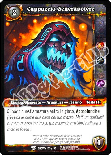 Cappuccio Generapotere comune (IT) -NEAR MINT-