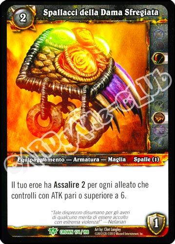 Spallacci della Dama Sfregiata non comune (IT) -NEAR MINT-