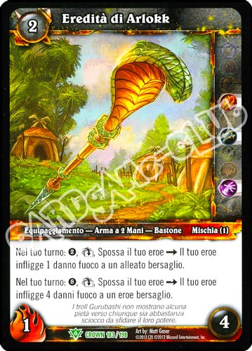 Eredita' di Arlokk non comune (IT) -NEAR MINT-