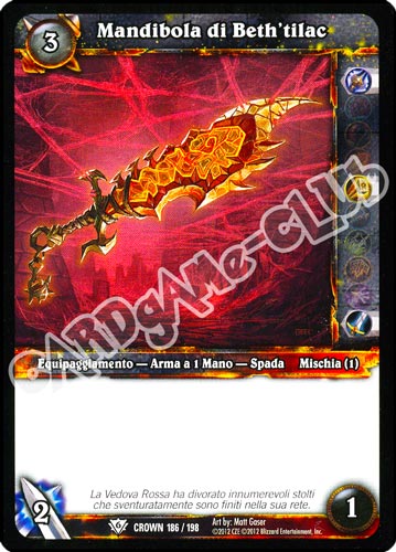 Mandibola di Beth'tilac comune (IT) -NEAR MINT-
