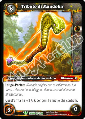 Tributo di Mandokir non comune (IT) -NEAR MINT-