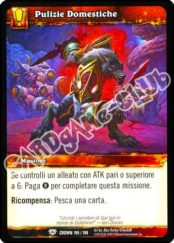 Pulizie Domestiche comune (IT) -NEAR MINT-