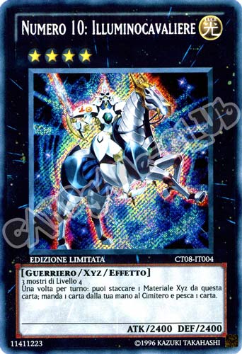 CT08-IT004 Numero 10: Illuminocavaliere rara segreta Edizione Limitata (IT) -NEAR MINT-