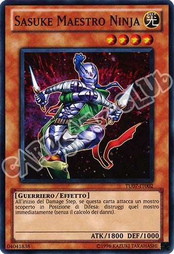 TU07-IT002 Sasuke Maestro Ninja super rara (IT) -NEAR MINT-