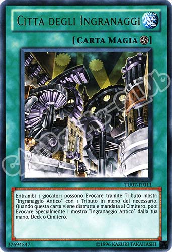 TU07-IT011 Citta' degli Ingranaggi rara (IT) -NEAR MINT-