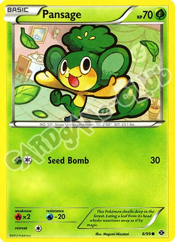 006 / 099 Pansage comune (EN) -NEAR MINT-