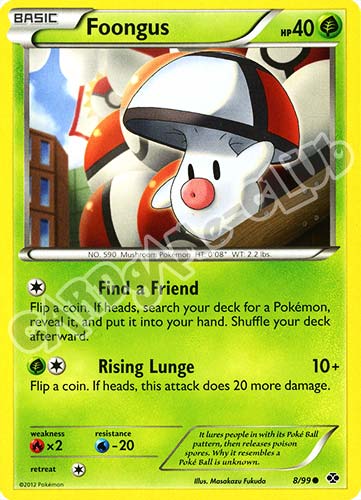 008 / 099 Foongus comune (EN) -NEAR MINT-