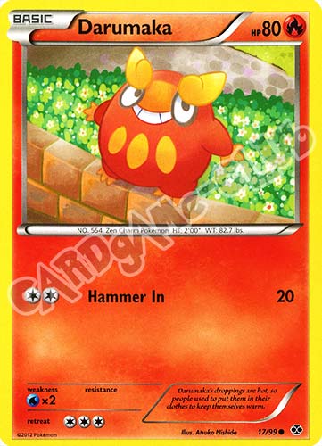 017 / 099 Darumaka comune (EN) -NEAR MINT-