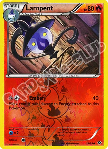 019 / 099 Lampent non comune foil reverse (EN) -NEAR MINT-