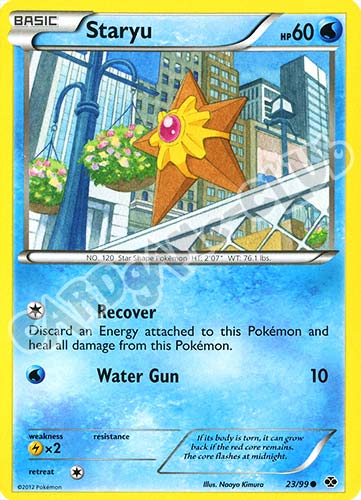023 / 099 Staryu comune (EN) -NEAR MINT-