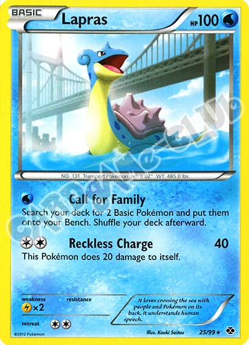 025 / 099 Lapras rara (EN) -NEAR MINT-