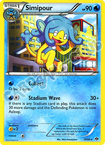 029 / 099 Simipour rara (EN) -NEAR MINT-