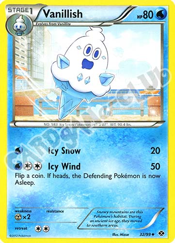 032 / 099 Vanillish non comune (EN) -NEAR MINT-