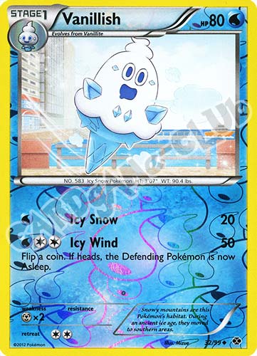 032 / 099 Vanillish non comune foil reverse (EN) -NEAR MINT-