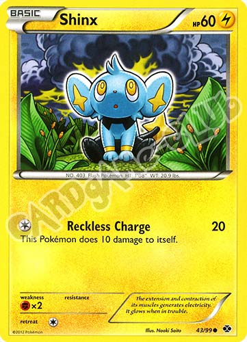 043 / 099 Shinx comune (EN) -NEAR MINT-
