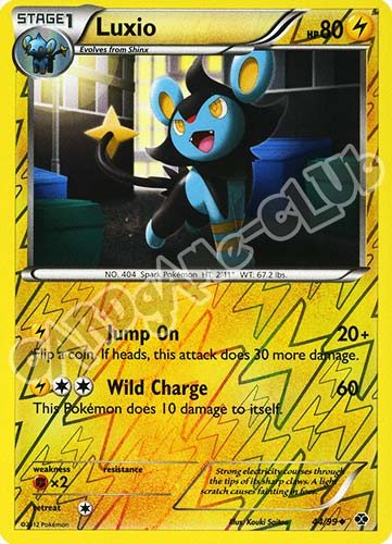 044 / 099 Luxio non comune foil reverse (EN) -NEAR MINT-