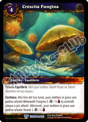 Crescita Fungina rara (IT) -NEAR MINT-