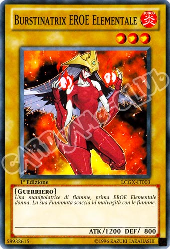 LCGX-IT003 Burstinatrix Eroe Elementale comune 1a Edizione (IT) -NEAR MINT-