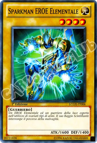 LCGX-IT006 Sparkman Eroe Elementale comune 1a Edizione (IT) -NEAR MINT-