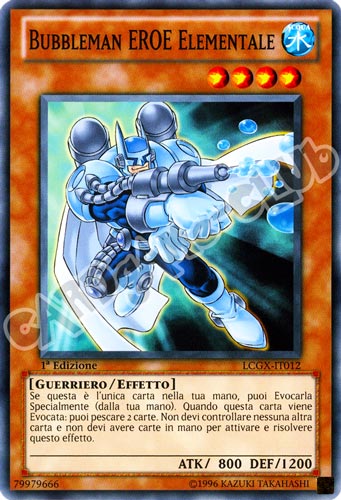 LCGX-IT012 Bubbleman Eroe Elementale comune 1a Edizione (IT) -NEAR MINT-