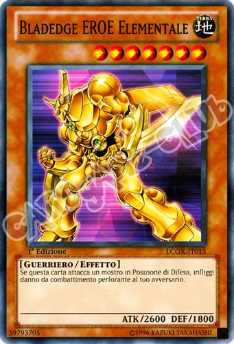 LCGX-IT013 Bladedge Eroe Elementale comune 1a Edizione (IT) -NEAR MINT-