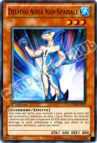 LCGX-IT017 Delfino Aqua Neo-Spaziale comune 1a Edizione (IT) -NEAR MINT-
