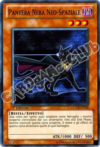 LCGX-IT019 Pantera Nera Neo-Spaziale comune 1a Edizione (IT) -NEAR MINT-