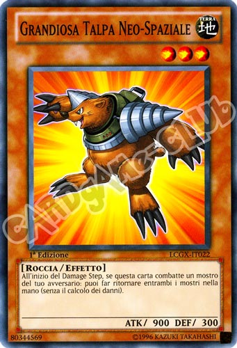 LCGX-IT022 Grandiosa Talpa Neo-Spaziale comune 1a Edizione (IT) -NEAR MINT-