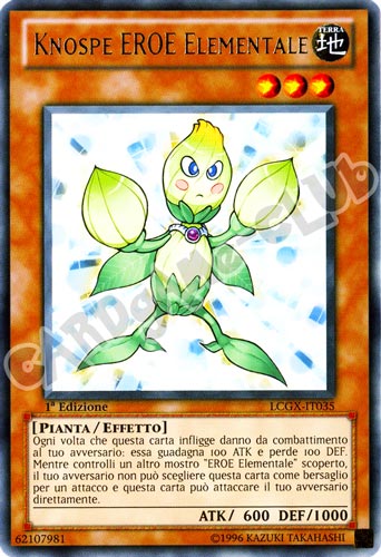 LCGX-IT035 Knospe Eroe Elementale rara 1a Edizione (IT) -NEAR MINT-
