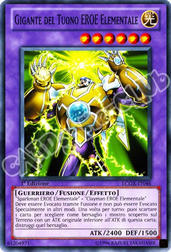 LCGX-IT046 Gigante del Tuono Eroe Elementale comune 1a Edizione (IT) -NEAR MINT-