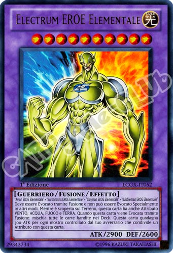 LCGX-IT052 Electrum Eroe Elementale ultra rara 1a Edizione (IT) -NEAR MINT-
